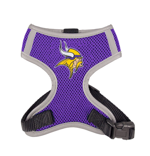 Picture of Minnesota Vikings Dog Harness Vest.