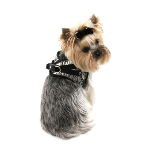 Picture of EZ Reflective Royal Elegance Harness Vest - Black.