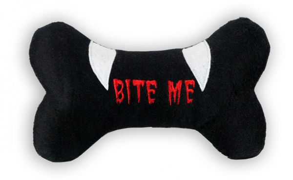Picture of Bite Me Plush Sqeaker Bone - Large 