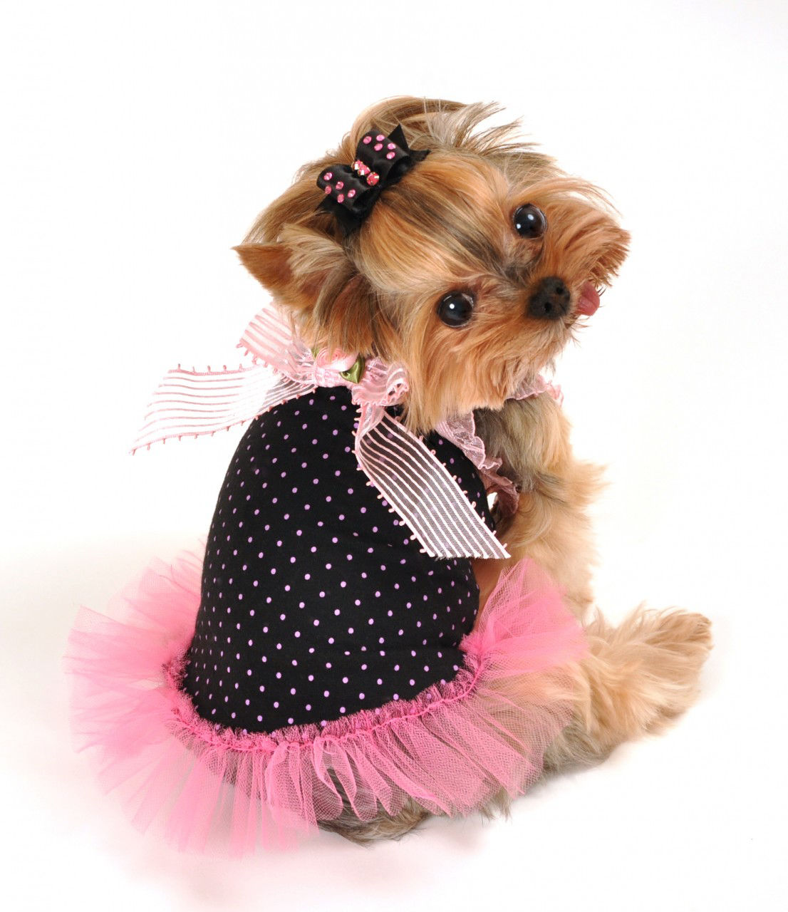 Picture of Pink Bow Tulle Dress