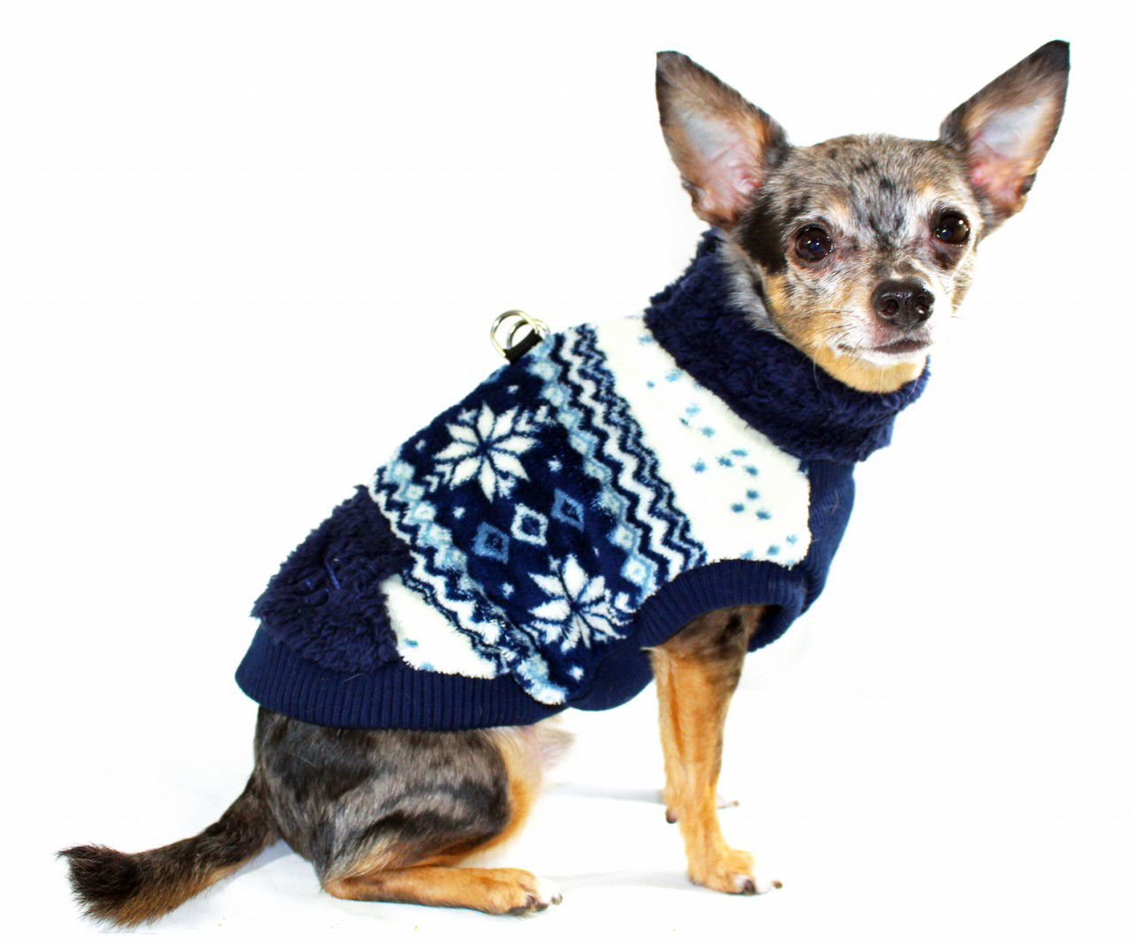 Picture of Soft Snowflake Fleece Vest - Blue