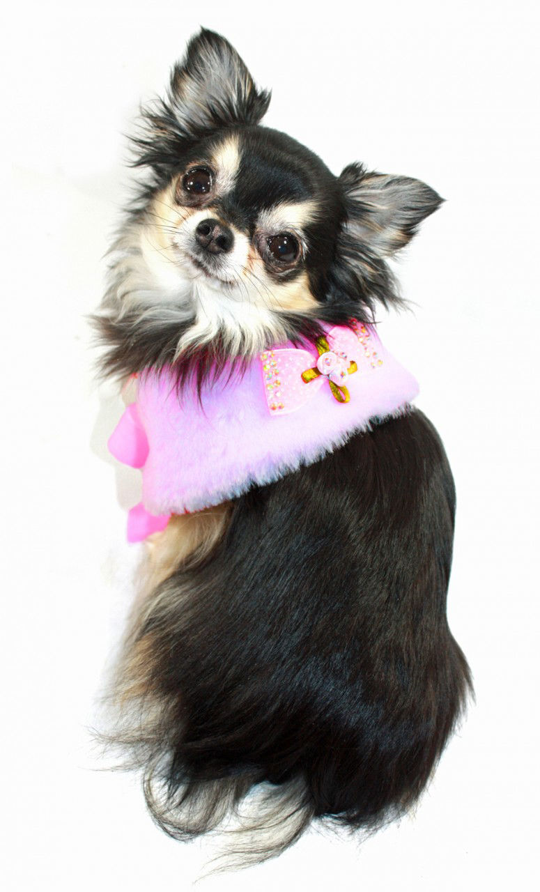 Picture of Luxurious Fur Cape - Pink