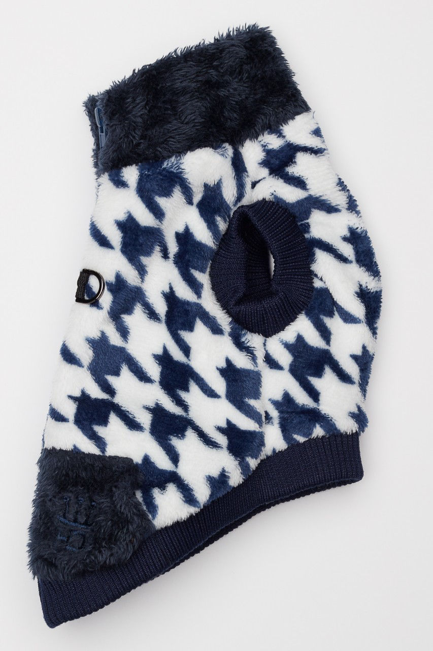 Picture of Houndstooth Butter Fleece Vest - Navy