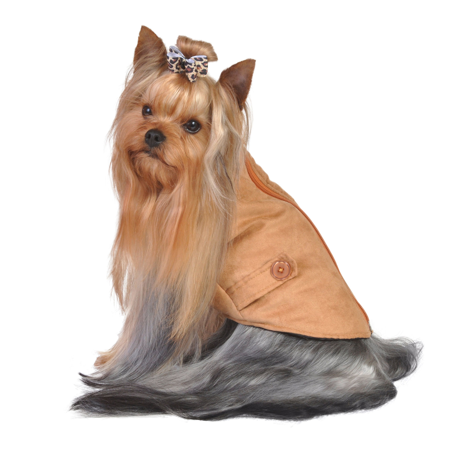Picture of Faux Suede Puffer Vest