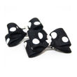 Picture of Black Polka Dot Canine Clips