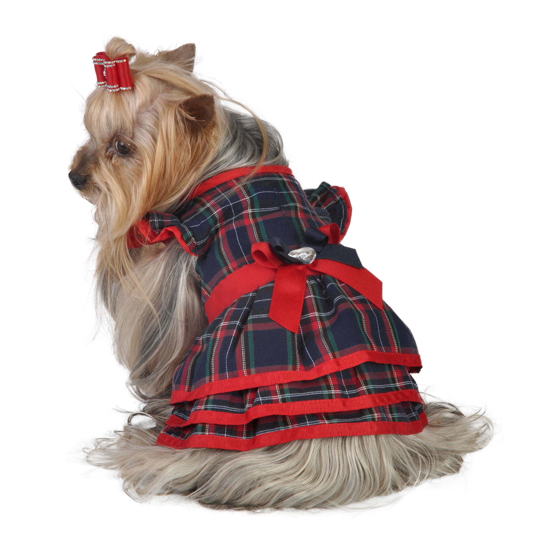 Picture of Navy Plaid Tutu Dress