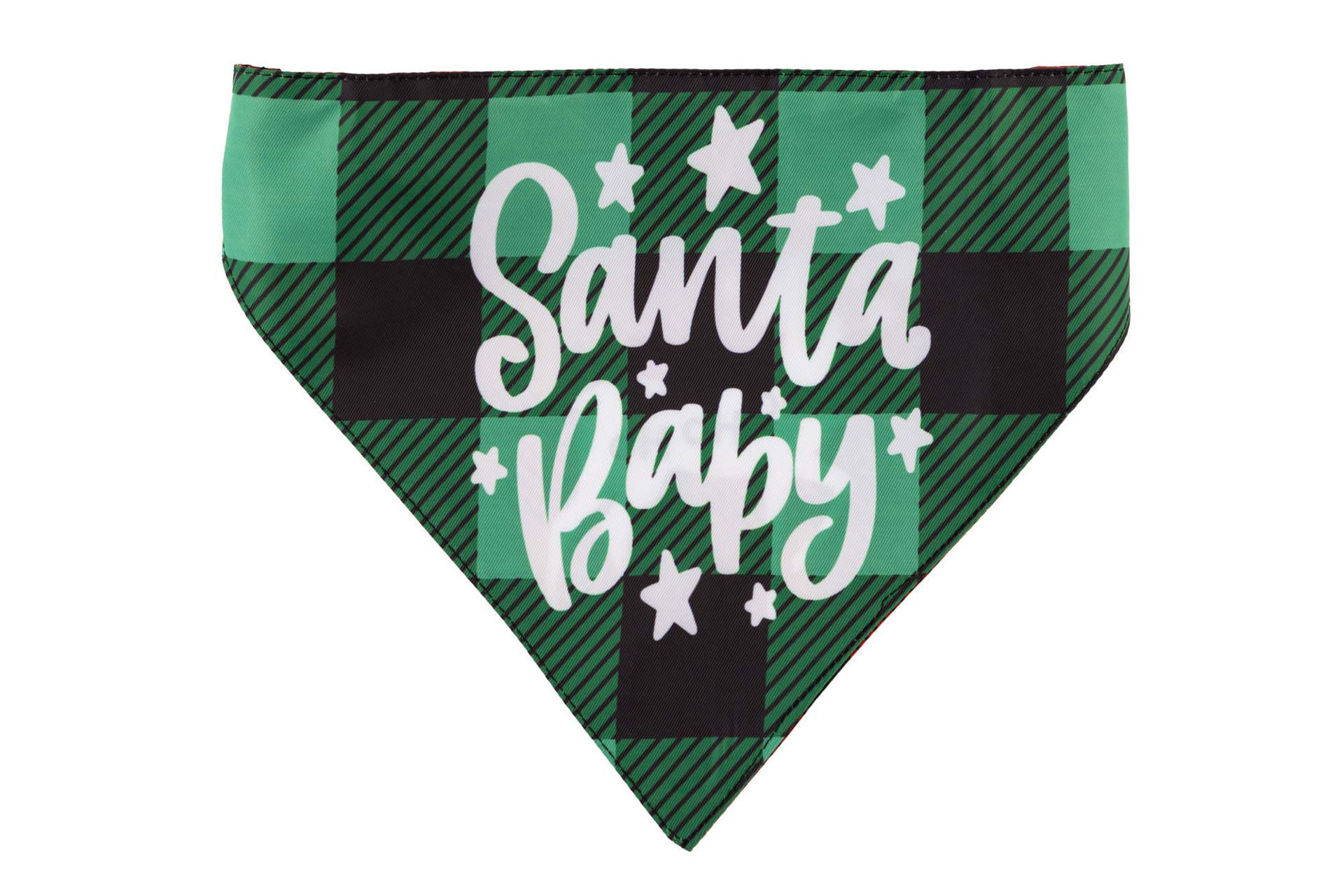 Picture of Two Sided Bandana - Santa Baby