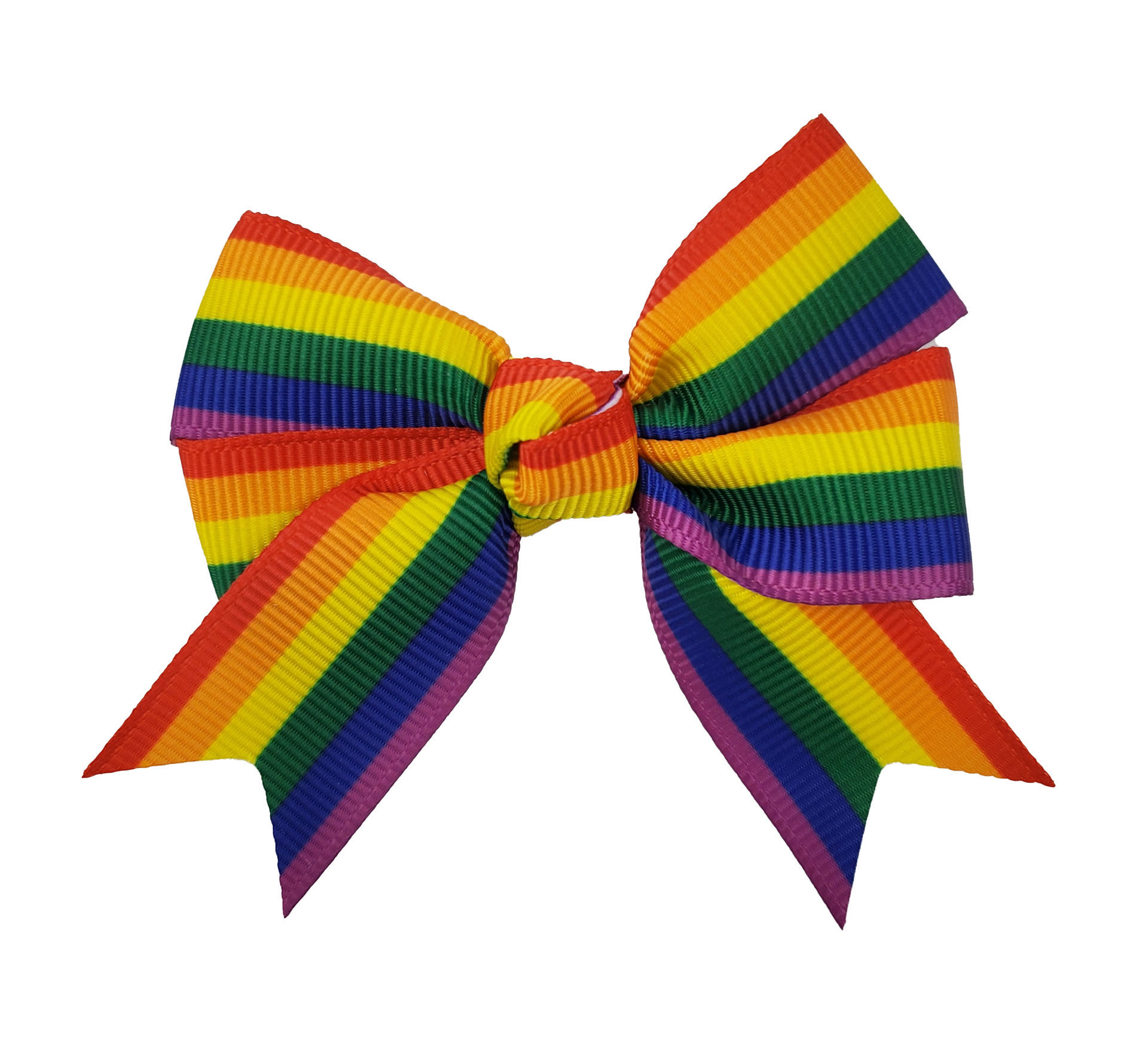 Picture of Hair Bow - Lg Rainbow