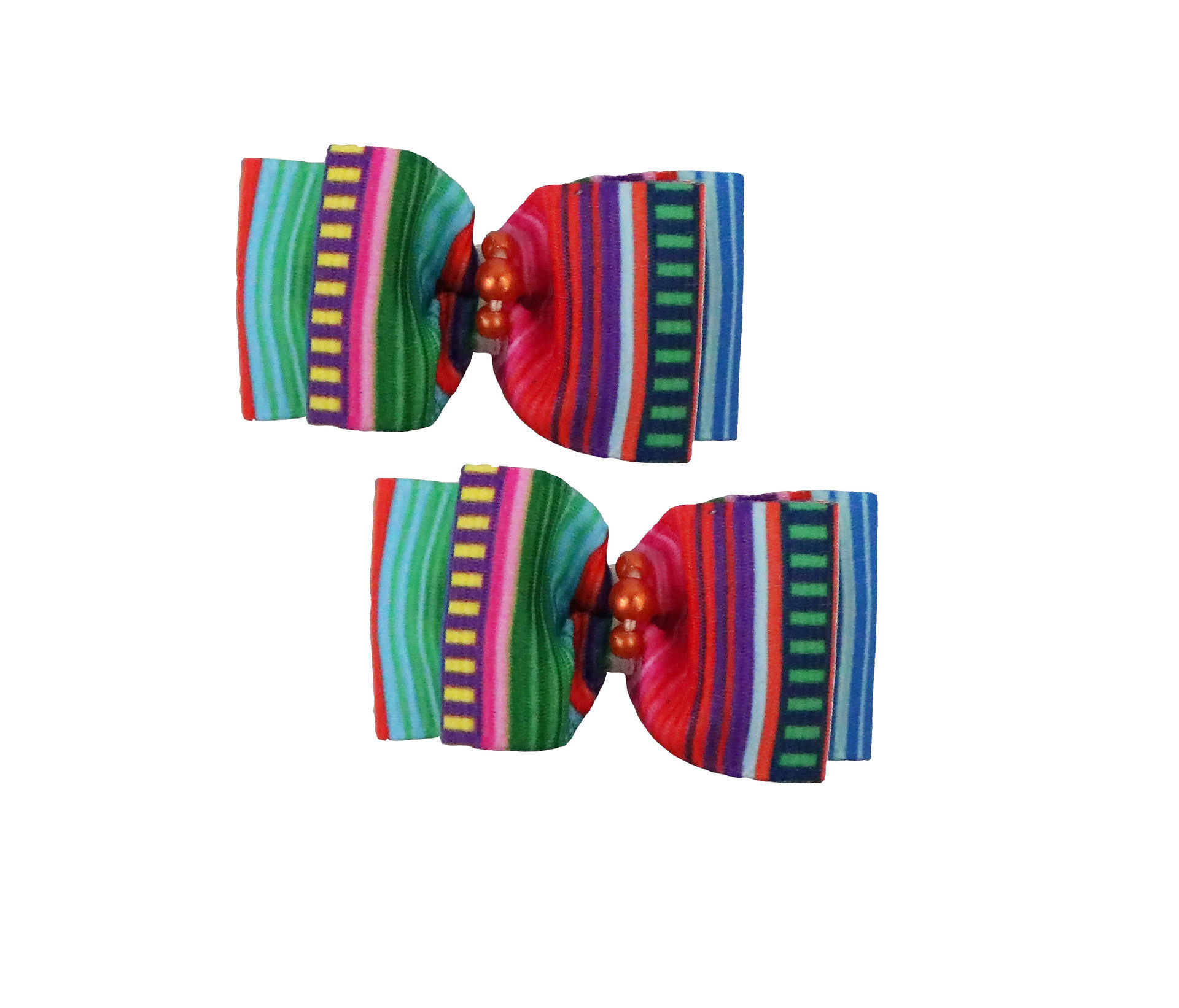 Picture of Hair Bows - Sm Serape Stripe