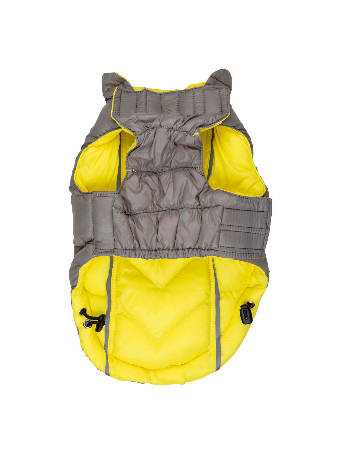 Picture of Featherlite Reversible-Reflective Puffer Vest Yellow/Gray