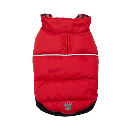 Picture of Flex-Fit Reversible Puffer Vest - Red/Gingham