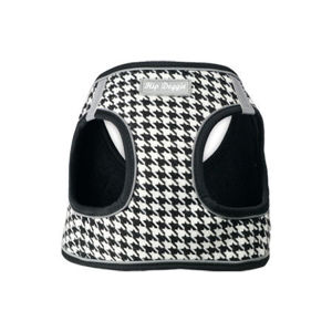Picture of EZ Step-In Harness Vest - Houndstooth - Black/White