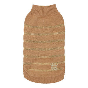 Picture of Metallic Stripe Sweater - Gold