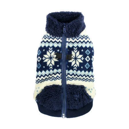 Picture of Soft Snowflake Fleece Vest - Blue