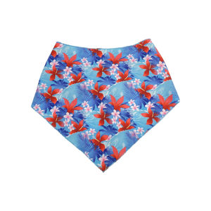 Picture of One Sided Bandana - Hawaiian Tied Bandana (Blue)