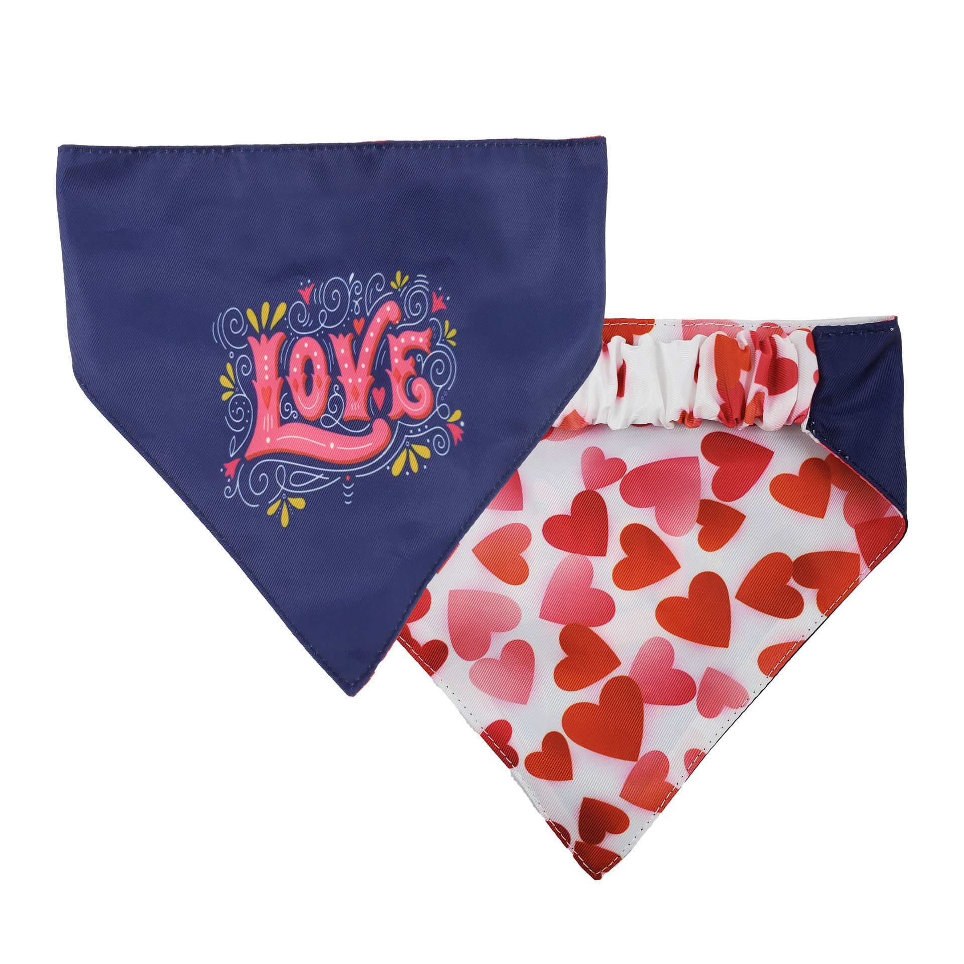 Picture of Two Sided Bandana - Love/Scattered Hearts